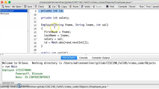 CISC190: Java Objects and Classes смотреть онлайн
