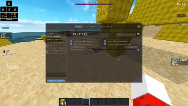 How to Disable Nametags on Lunar Client (Minecraft) смотреть онлайн