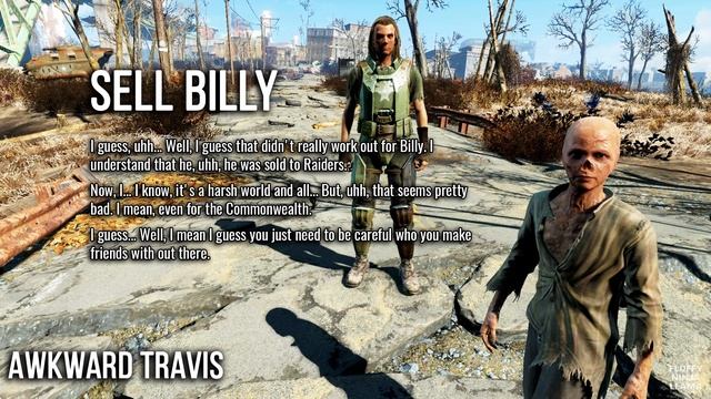 Fallout 4 - Travis Miles Reports on 'Kid in a Fridge' (awkward & confident, both endings) смотреть онлайн