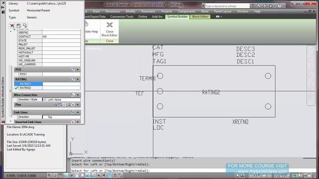 ACADE Training 6 symbol building 3 || autoCAD Electrical || session 9 смотреть онлайн