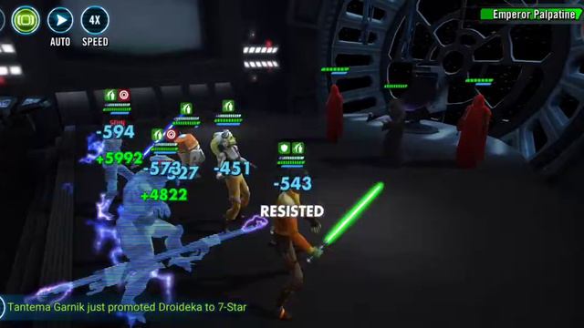 Legendary Event: Emperor's Demise (Emperor Palpatine) tier 4. SWGOH Star Wars Galaxy of heros смотреть онлайн