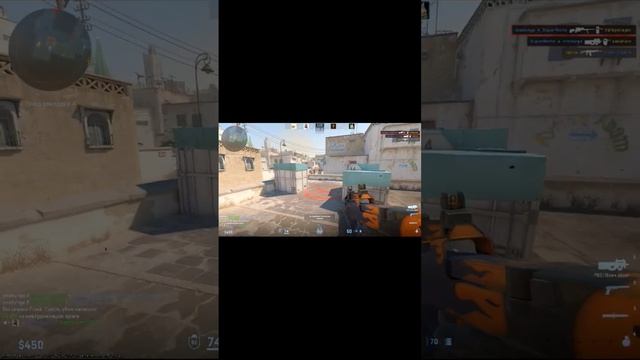 CSGO в конце шальная залетела красиво ?#csgo #dust2 #silver #noob #clutch смотреть онлайн
