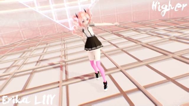 |MMD Model Test| Higher |Motion and Wav and Model download| смотреть онлайн