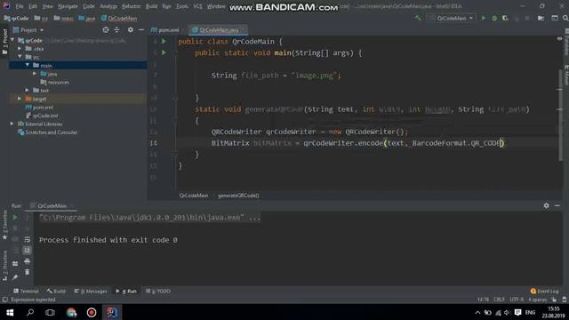 How to generate QrCode in java смотреть онлайн