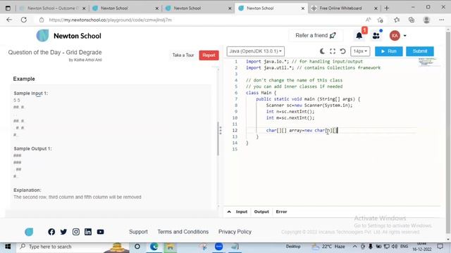 Grid Degrade - Question of te day | Newton School | 15/12/2022 смотреть онлайн