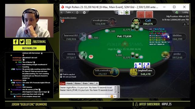 Can I Make This Insane Call? $5k & $10k High Roller Deep Run (Twitch Poker Stream Highlights) смотреть онлайн
