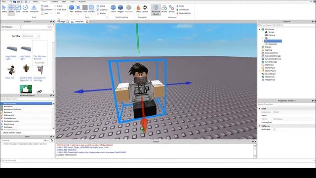 Roblox Tutorial: How To Pose A Character Model. смотреть онлайн