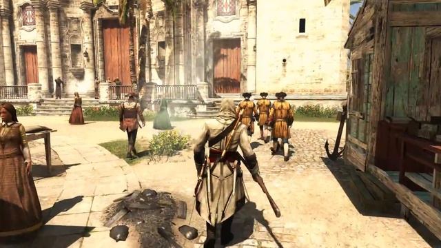 Assassin's Creed IV Black Flag - Classic Assassin Outfit Mod (White & Red) смотреть онлайн
