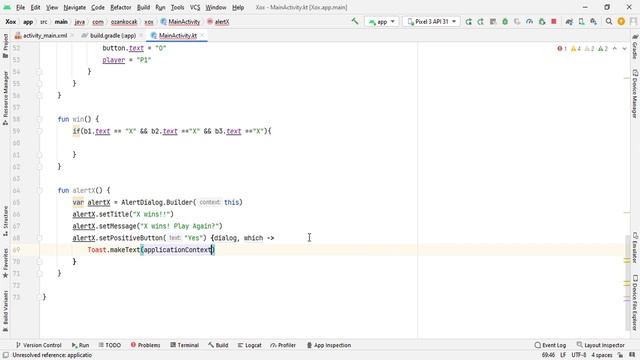 Android Mobil Programlama Dersleri Kotlin #26 Kotlin XOX Oyunu (TicTacToe) смотреть онлайн