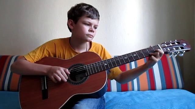 Андантино (М. Каркасси) в исполнении 9-летнего Василия смотреть онлайн