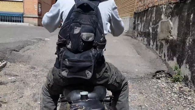 Первый запуск самодельного трицикла смотреть онлайн