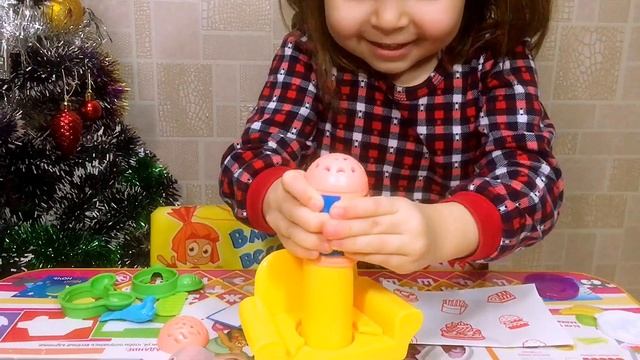 ДЕЛАЕМ ПРИЧЕСКИ ИЗ ПЛАСТИЛИНА/GIFTS/UPDO FROM CLAY