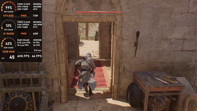 GTX 1650 | Assassin's Creed Mirage - 1080p Low, Medium, High, Very High, Ultra High смотреть онлайн