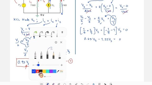 วิเคราะห์วงจรไฟฟ้า Electric Circuit Ex.24 การวิเคราะห์โนด Node Analysis смотреть онлайн