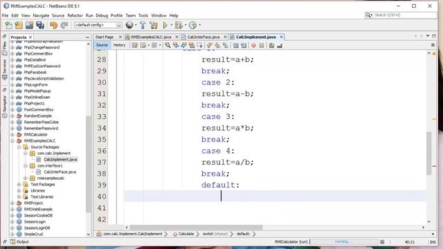 Remote Method Invocation(RMI) Arithmetic Calculation in java using Netbeans IDE смотреть онлайн
