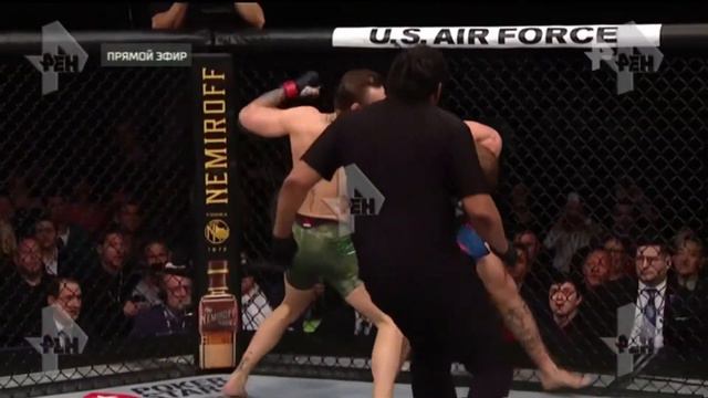 Conor Mcgregor Vs Cowboy. Победа Конора за 40 секунд.