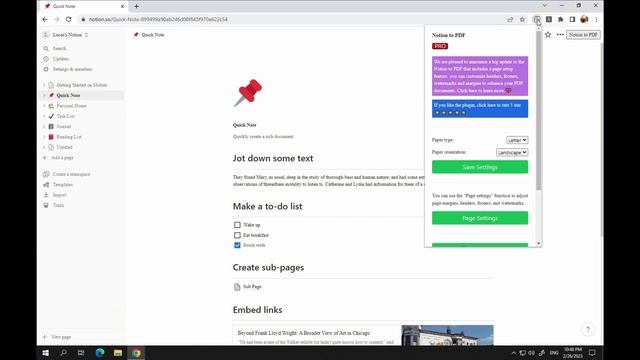 Notion To PDF: New tool to export Notion pages as PDF files in 2023 with just one click смотреть онлайн
