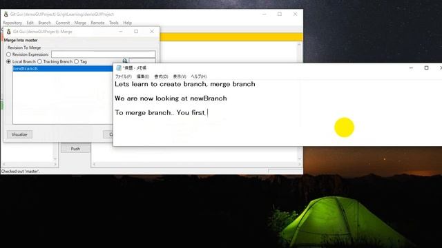 GIT GUI - For busy Developers (Branch - Create/Merge/Delete/Rename) смотреть онлайн