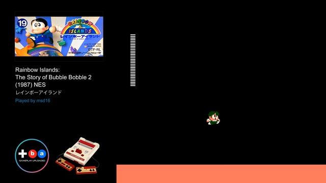 Rainbow Islands / レインボーアイランド (1987) NES [TAS] смотреть онлайн