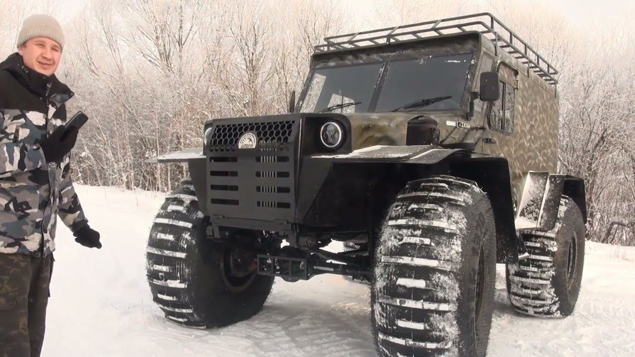 вездеход на БАМ Новая Чара тех обзор смотреть онлайн