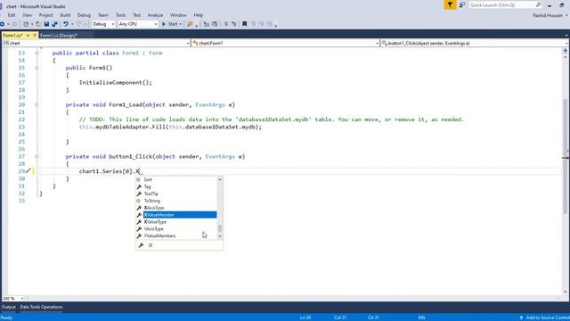 how to link chart / graph with database c# windows form application смотреть онлайн