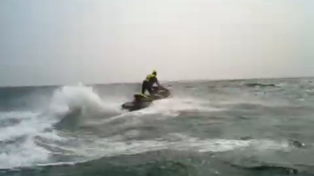 Jet Skiing At The Needles