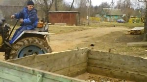 Самодельный трактор аналог т 25 с двигателем ваз классика