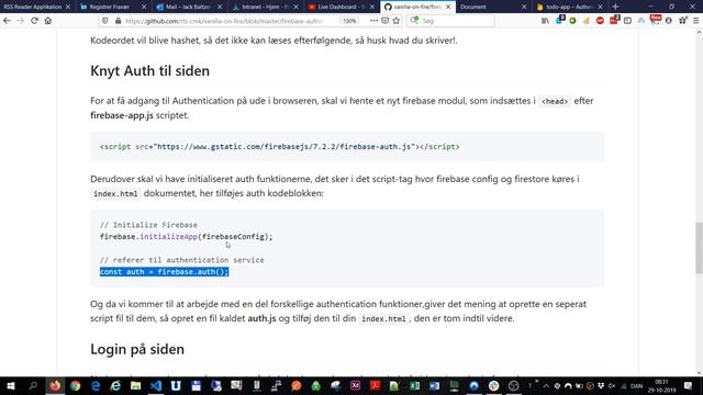 WUHF01 - Godt igang med Firebase Authentication смотреть онлайн