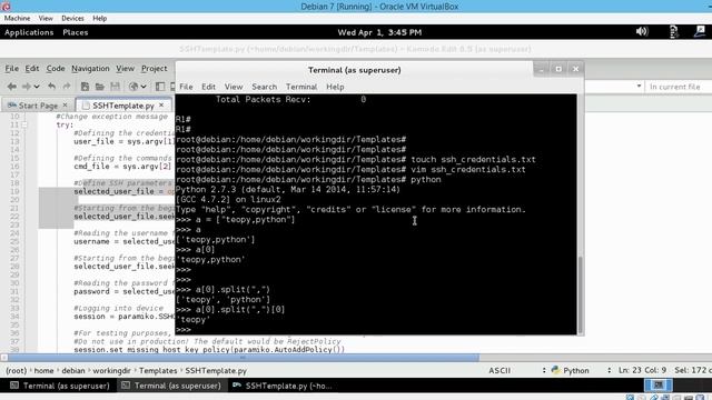 Python networking with SSH смотреть онлайн