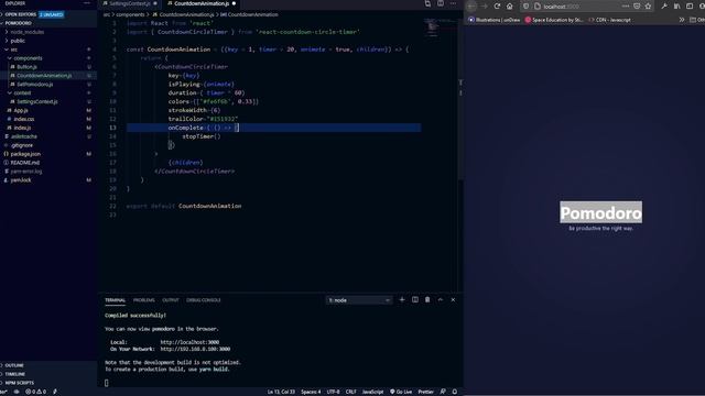 Create a Pomodoro Clock in React with the Context API - freeCodeCamp advanced JavaScript 2021 смотреть онлайн