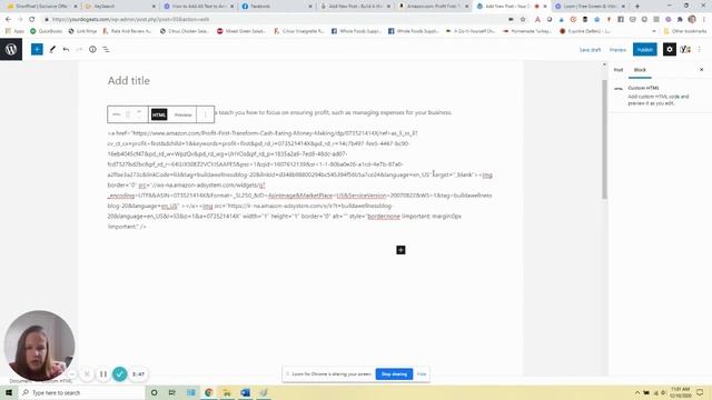 How to Add Amazon Affiliate Images and Alt Text in WordPress (Gutenberg) смотреть онлайн