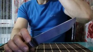 Нож из пилы(пилорама) и яблоня.