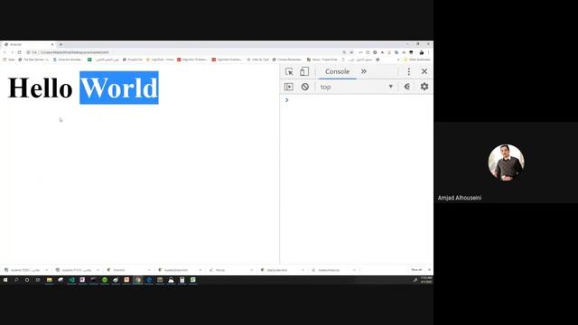 HTML & JS [Arabic] : Javascript Part 2 смотреть онлайн