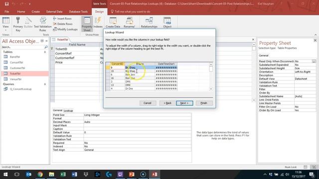 Unit 2 - ConcertDB - 04 Complex Query Lookups смотреть онлайн