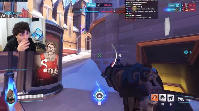 Killing Twitch Streamers with my Hog! w/ reactions | Overwatch 2 смотреть онлайн