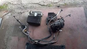 Установка кондиционера на Ланос .