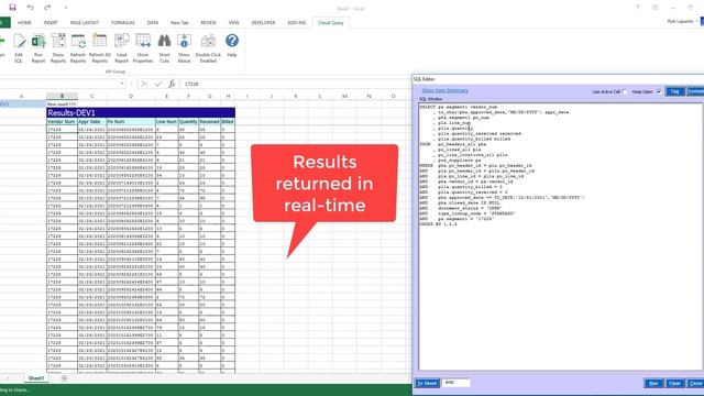 API Wizard Cloud Query - Run a SQL Query смотреть онлайн