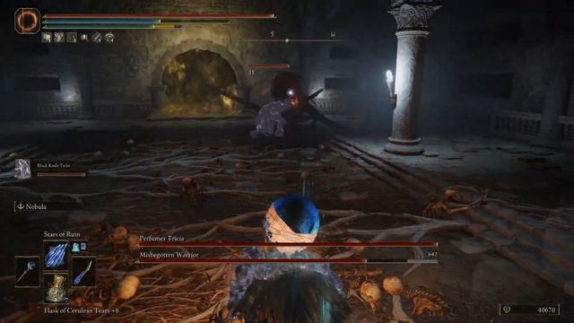 Perfumer Tricia & Misbegotten Warrior – Unsightly Catacombs – Elden Ring 119 смотреть онлайн