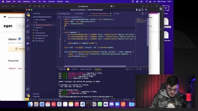 Creando un BOT de DISCORD con JavaScript | Sebastián Bauer смотреть онлайн