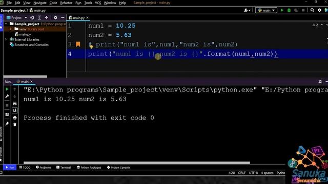 Python Programming String formatting || Tutorial 07 смотреть онлайн