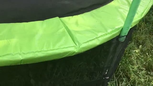 Очень подробный отзыв о батуте i-JUMP 12FT classic green смотреть онлайн