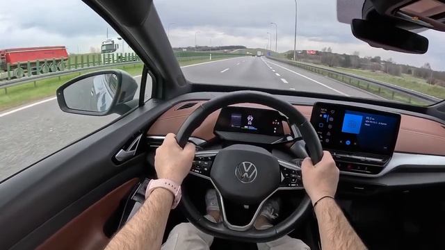 Volkswagen ID.4 [204 HP|0-100| POV Test Drive AK CAR смотреть онлайн