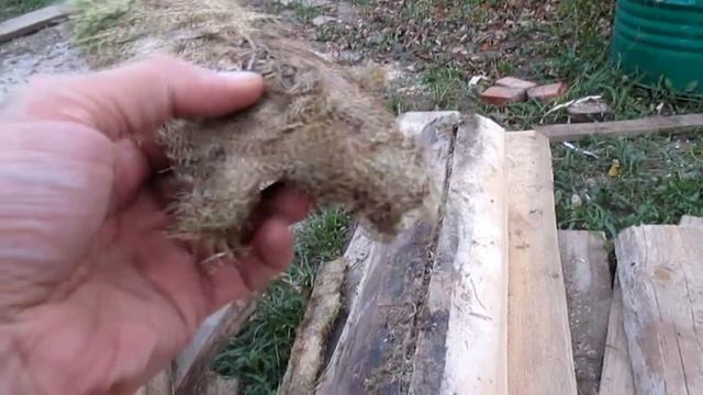 Уплотнение мха в срубе. смотреть онлайн