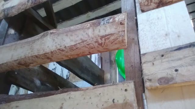 Делаю сенник для овец и коз из того, что под рукой смотреть онлайн