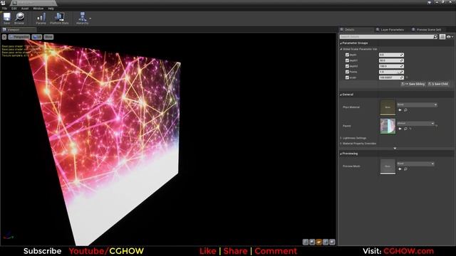 Parallax Plexus Shader in UE4 Material Custom Node HLSL | Download Project Files смотреть онлайн