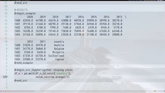import Eurostat data with python, pandas and emacs: GDP смотреть онлайн