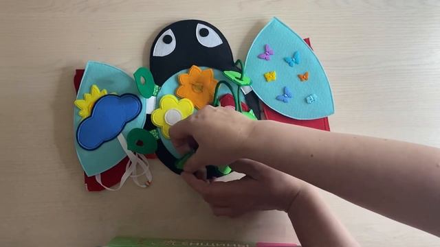 Игра из фетра «Божья коровка» смотреть онлайн