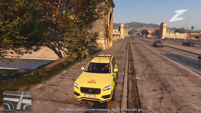 GTA V: Services Secours #2 - SMUR - Volvo XC90 смотреть онлайн