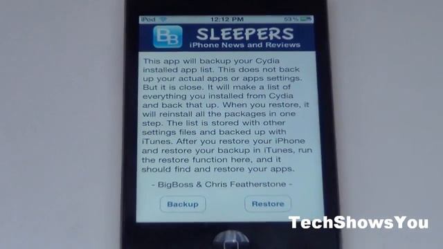 How To Backup All Cydia Apps/Packages On Your iPhone, iPod Touch - AptBackup смотреть онлайн