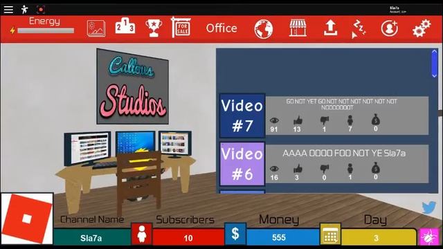 я создал канал в роблоксе смотреть онлайн